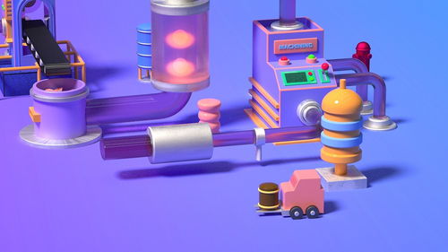 C4D创意 打造奇幻甜甜圈加工小工厂动画